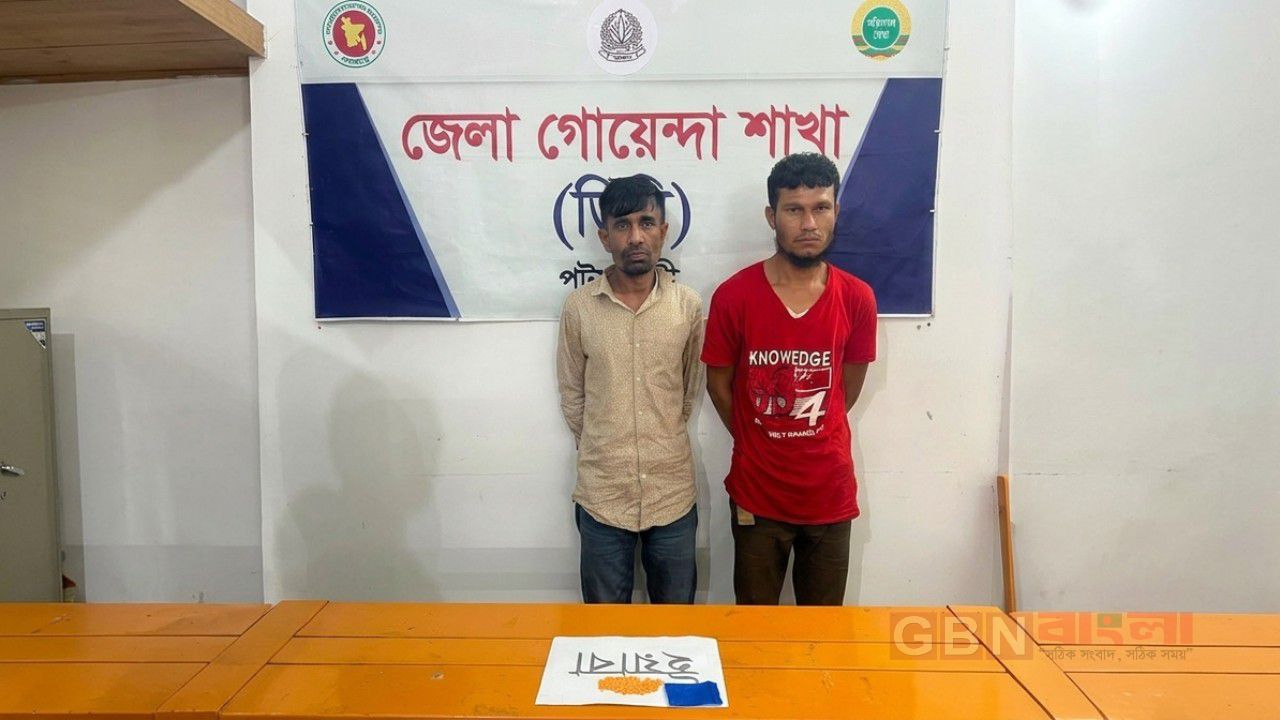 পটুয়াখালী ডিবি পুলিশের অভিযানে ১০০ (একশত) পিস ই*য়া*বা ট্যাবলেটসহ দুই মা*দ*ক কারবারি গ্রেফতার
