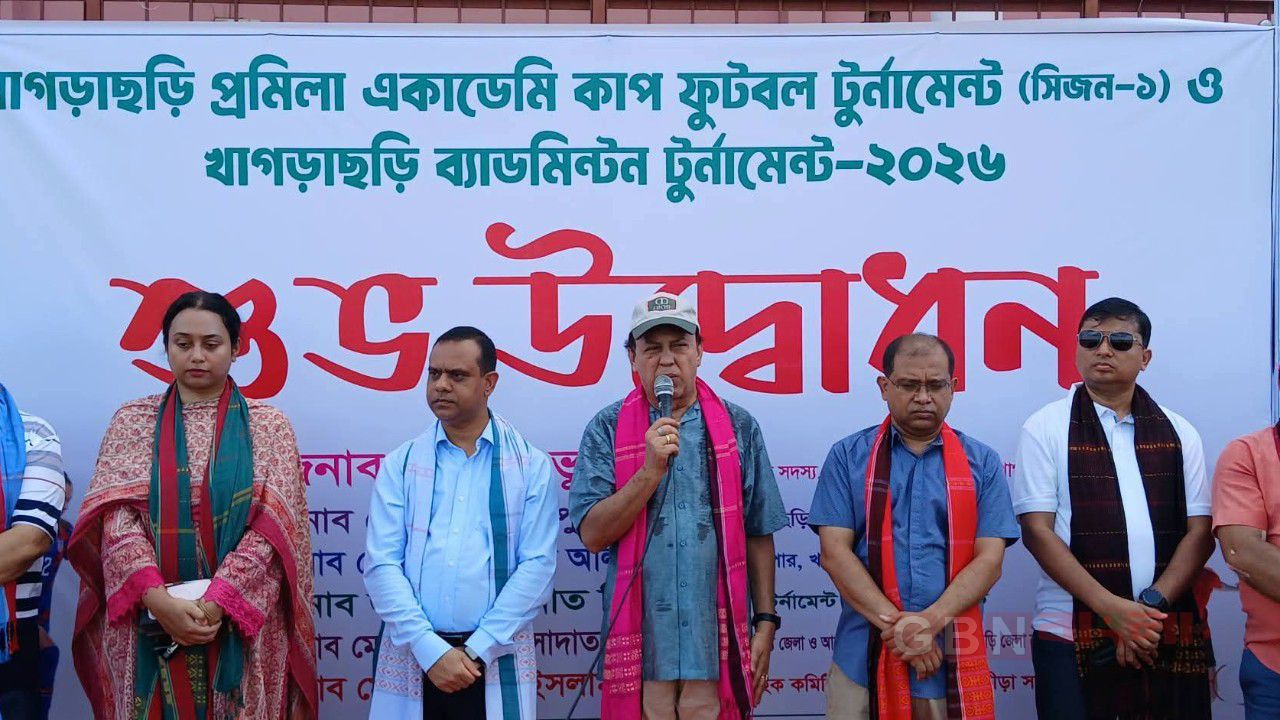 খাগড়াছড়িতে নারী ফুটবল ও ব্যাডমিন্টনের আসর শুরু