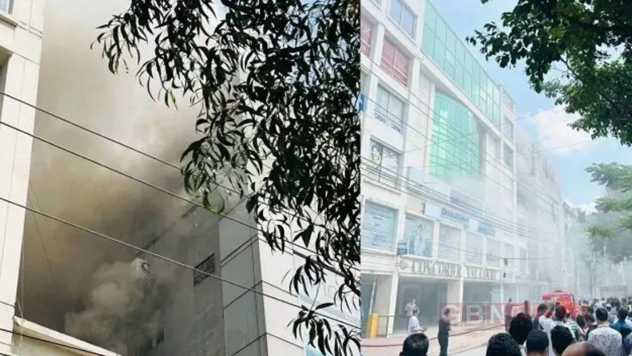 ধানমন্ডির এপেক্স ভবনে আগুন, নিয়ন্ত্রণে ফায়ার সার্ভিস